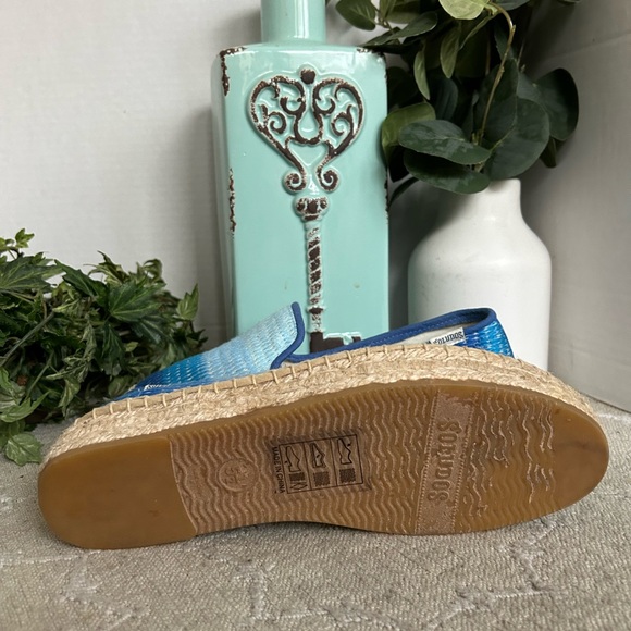 Soludos Ombré Blue Slip On Espadrille Loafer Shoes. Size 5.5 - Picture 11 of 11